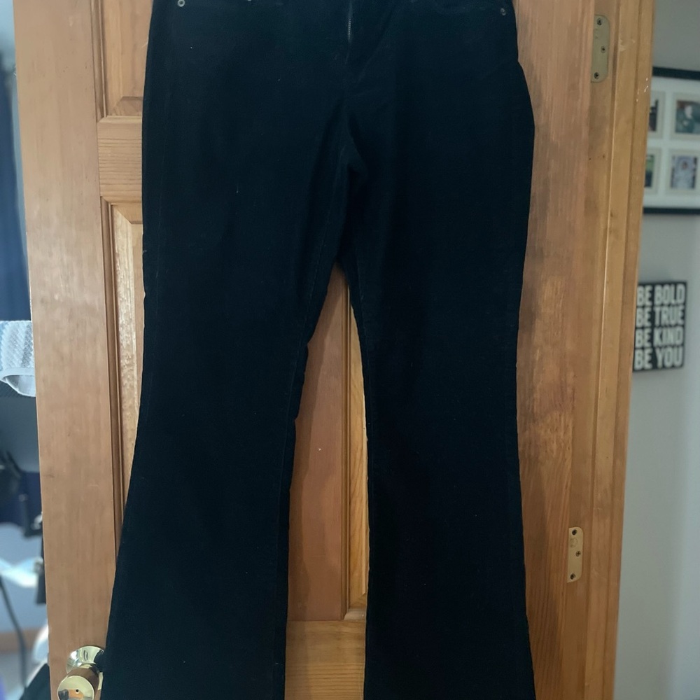 LOFT Black Flare Pants